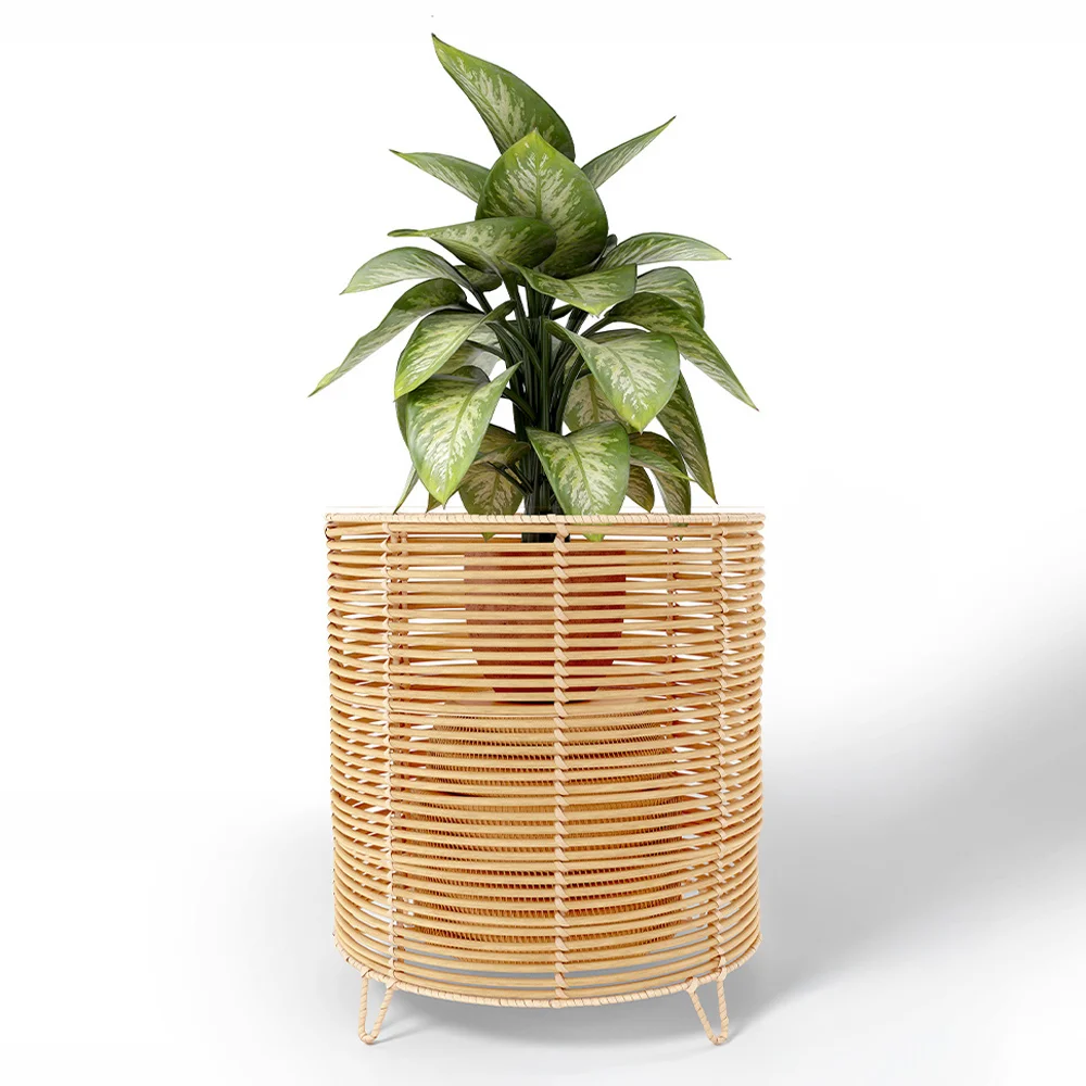 Okrągły Doniczka podłogowa - Styl Boho - 28 CM - Laers image 8