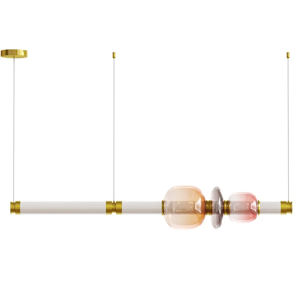 Lampa wisząca ze szkła - LED - Singlen 100 CM image 8