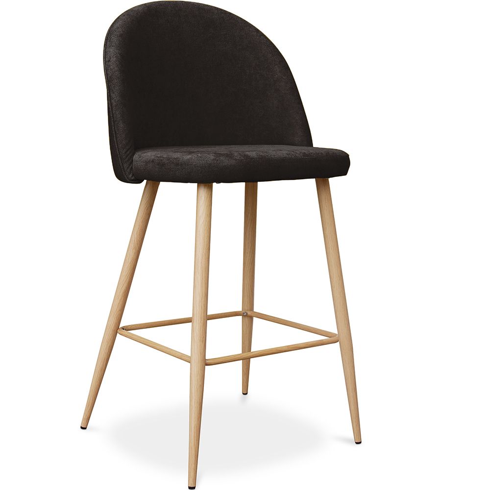 Stołek tapicerowany tkaniną - Scandinavian Design - 66cm - Evelyne image 8