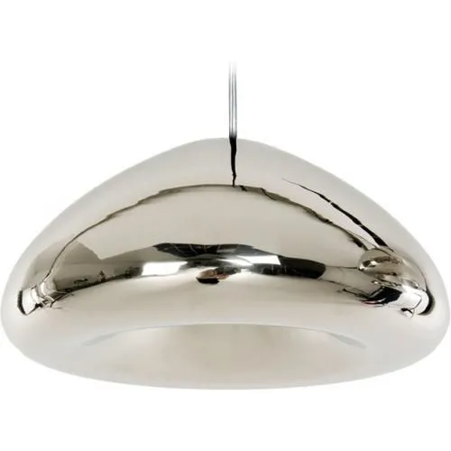 Lampa sufitowa - lampa wisząca - chromowany metal - 30 cm - Nullify image 8