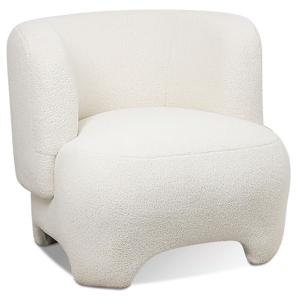 Tapicerowany Fotel - Fotel z Materiału Bouclé - Magnolia image 8
