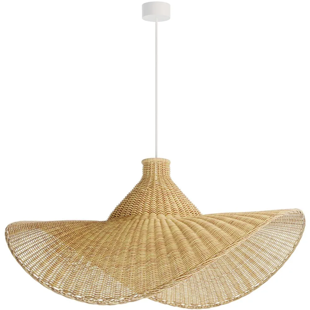 Lampa Sufitowa z Ratana - Styl Boho Bali - Sona image 8