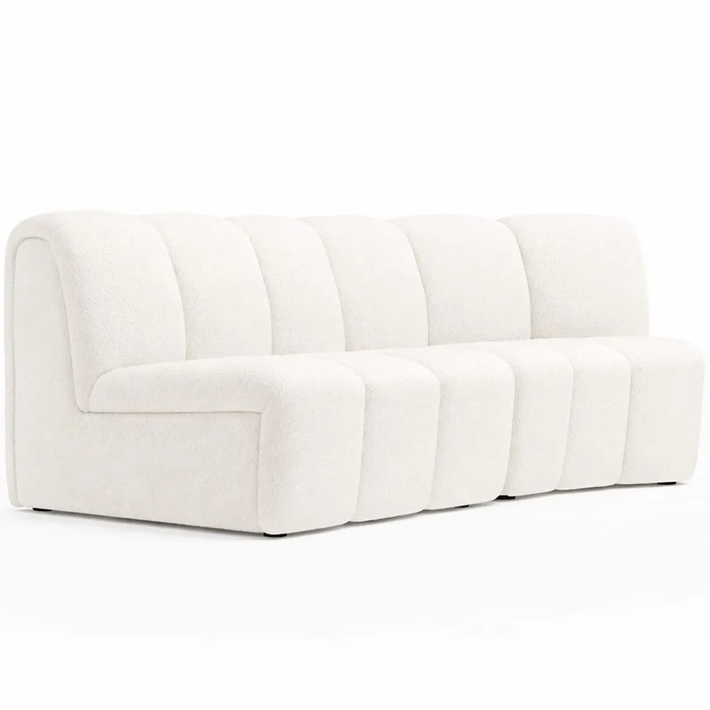 Modułowa Sofa - Tapicerowana w Bouclé - 2 Moduły - Herridon image 8