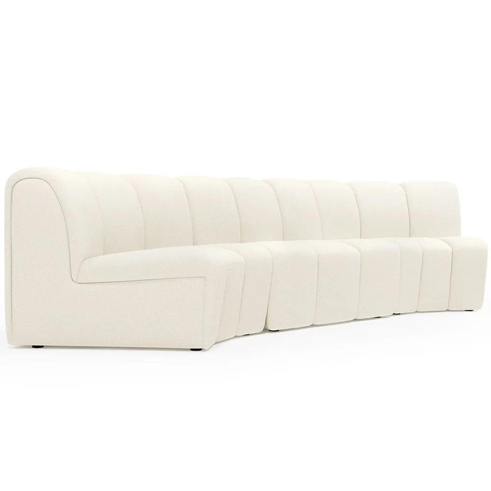 Modułowa Sofa - Tapicerowana w Bouclé - 3 Moduły - Herridon image 8