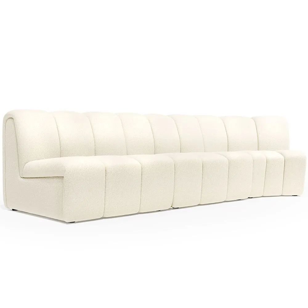 Modułowa Sofa - Tapicerowana w Bouclé - 3 Moduły - Herridon II image 8