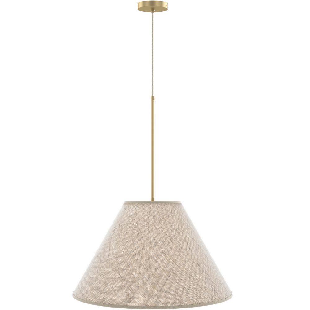 Wisząca Lampa Sufitowa z Beżowym Abażurem - Fula image 8