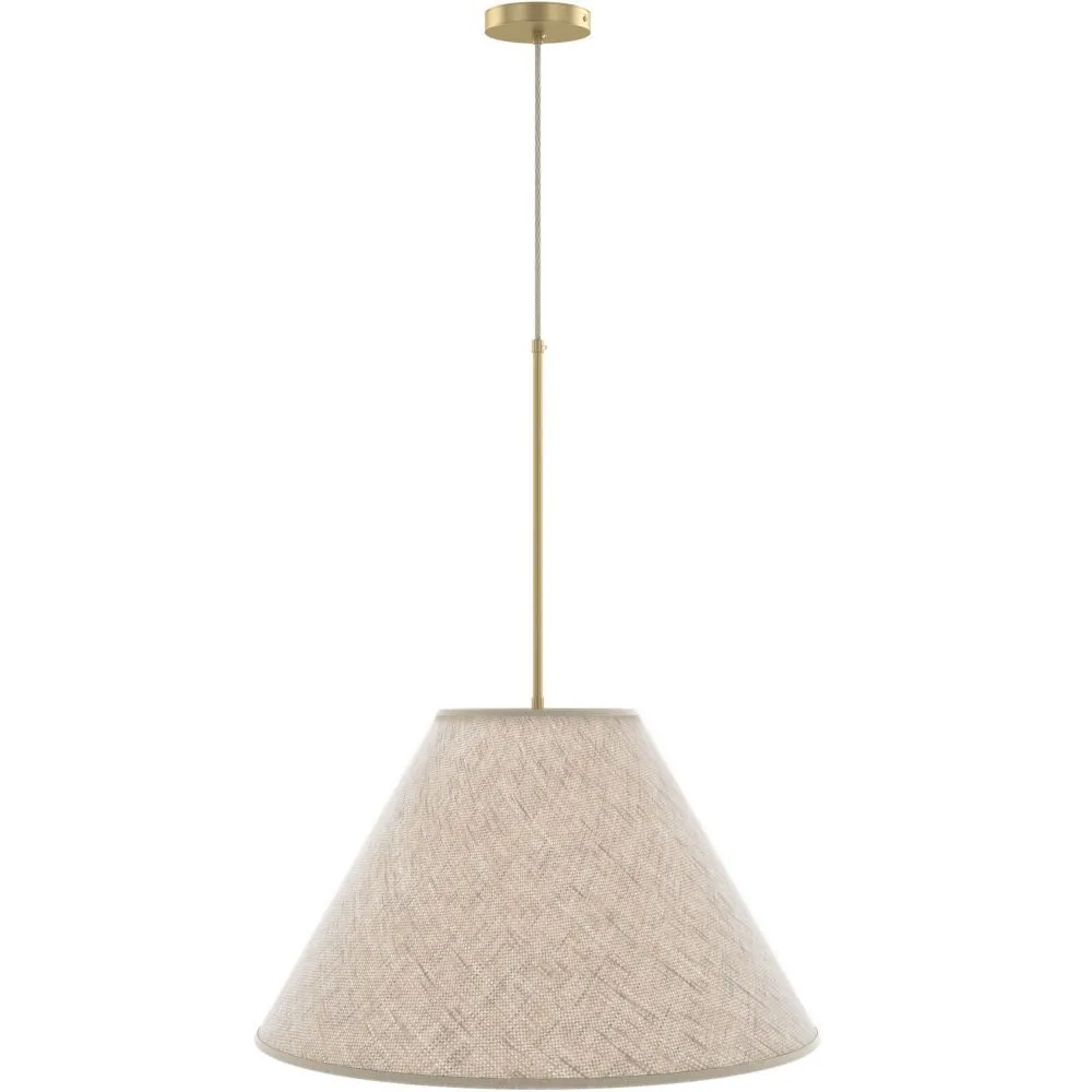 Wisząca Lampa Sufitowa z Beżowym Abażurem - Fula image 8