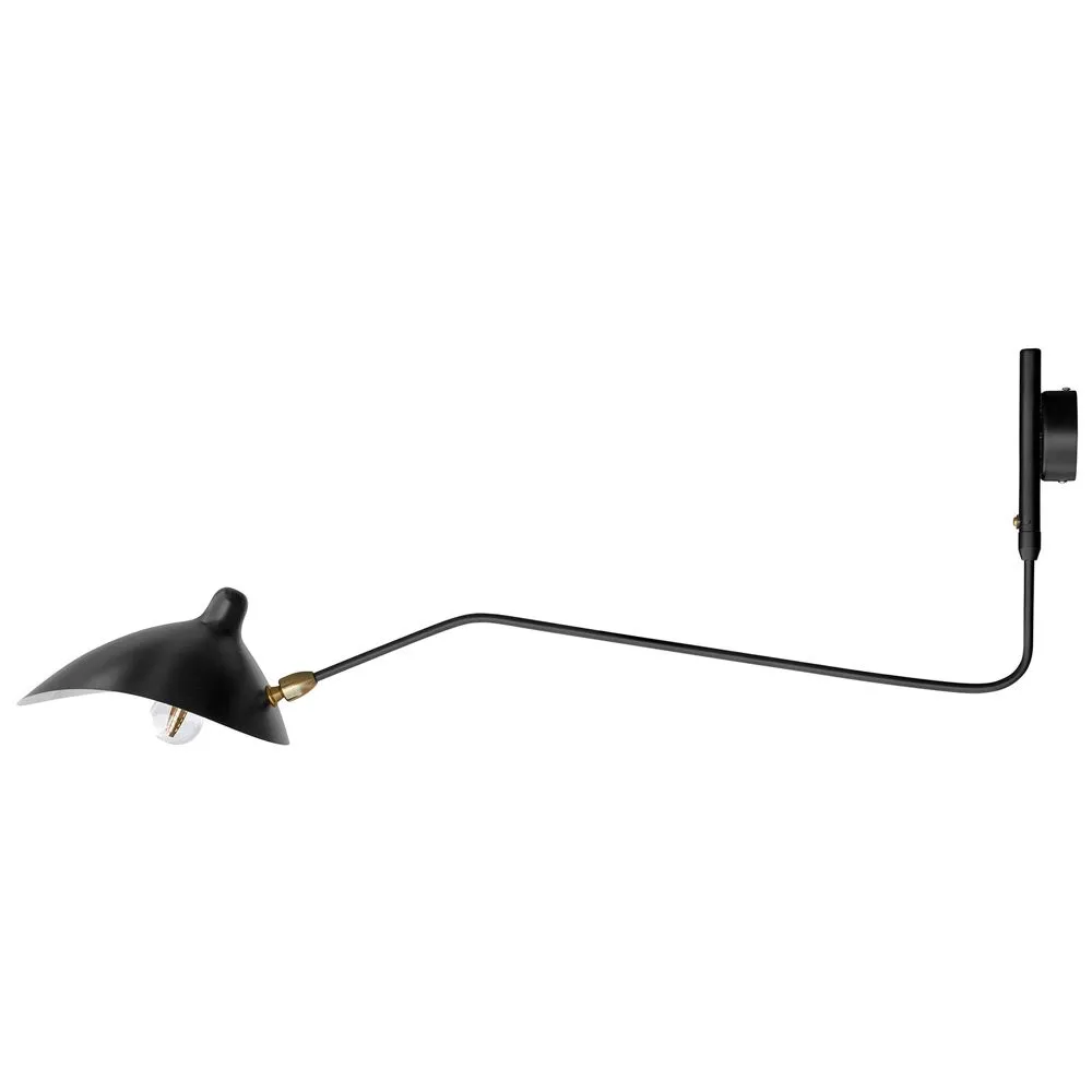 Flexo Lampa - Lampa ścienna - Czarny - George image 8