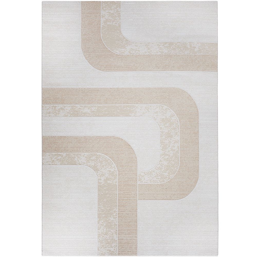 Duży Dywan z Nowoczesnym i Współczesnym Wzorem - Beżowy (290x200 cm) - Chai image 8