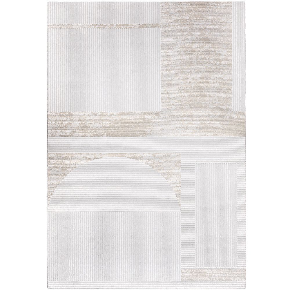Duży Dywan z Nowoczesnym i Współczesnym Wzorem - Beżowy (290x200 cm) - Awa image 8