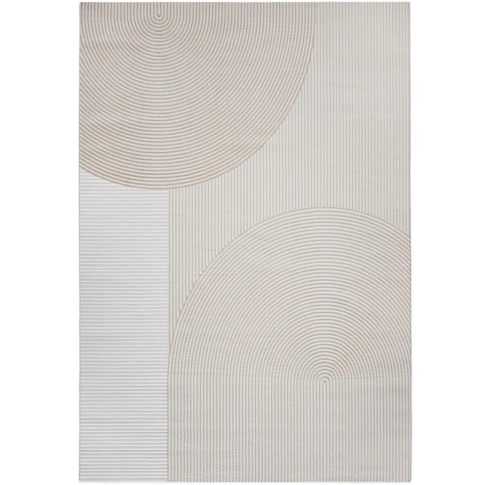 Duży Dywan z Nowoczesnym i Współczesnym Wzorem - Beżowy (290x200 cm) - Ryng image 8