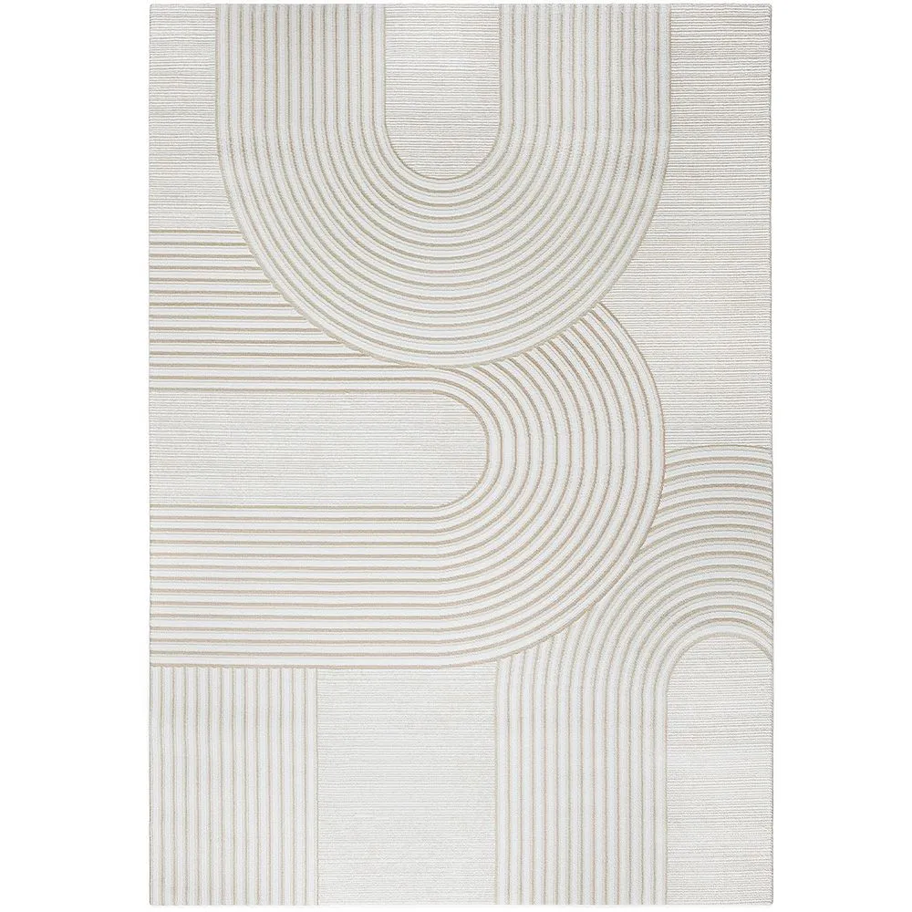 Duży Dywan z Nowoczesnym i Współczesnym Wzorem - Beżowy (290x200 cm) - Grut image 8