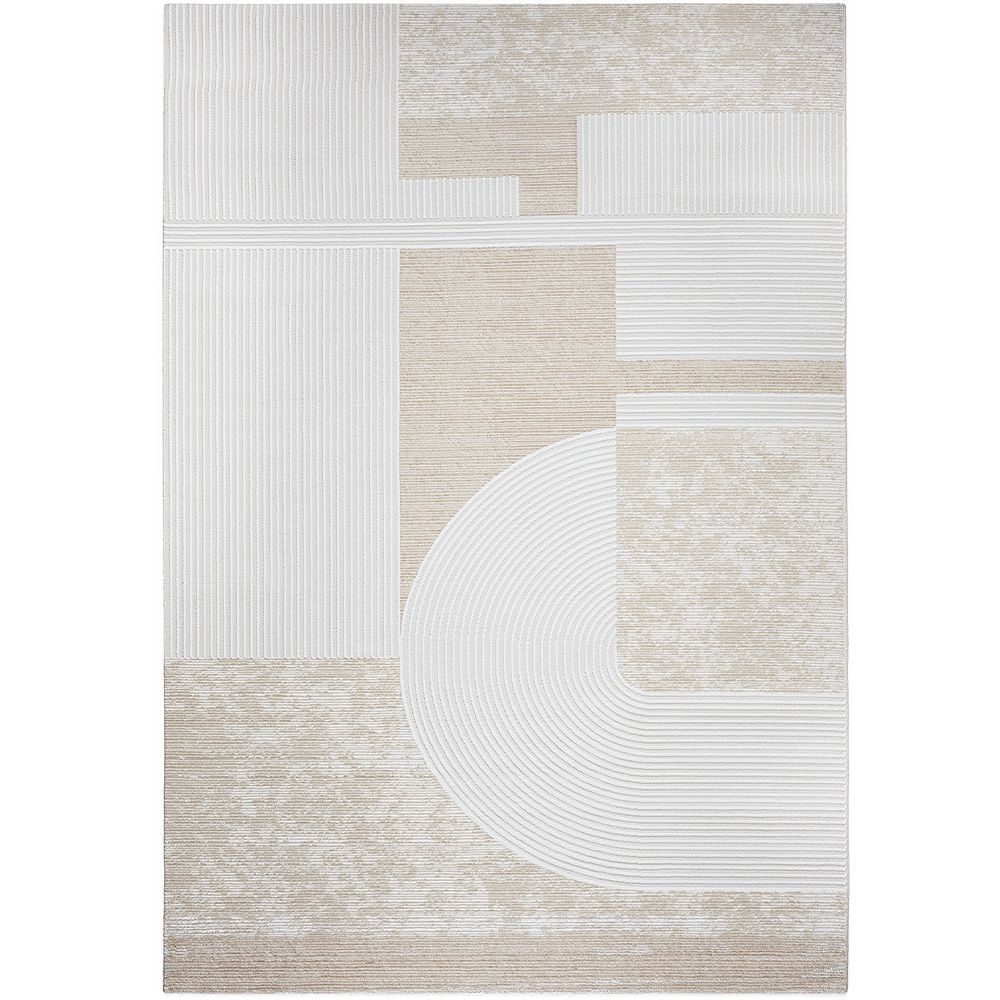 Duży Dywan z Nowoczesnym i Współczesnym Wzorem - Beżowy (290x200 cm) - Kopa image 8