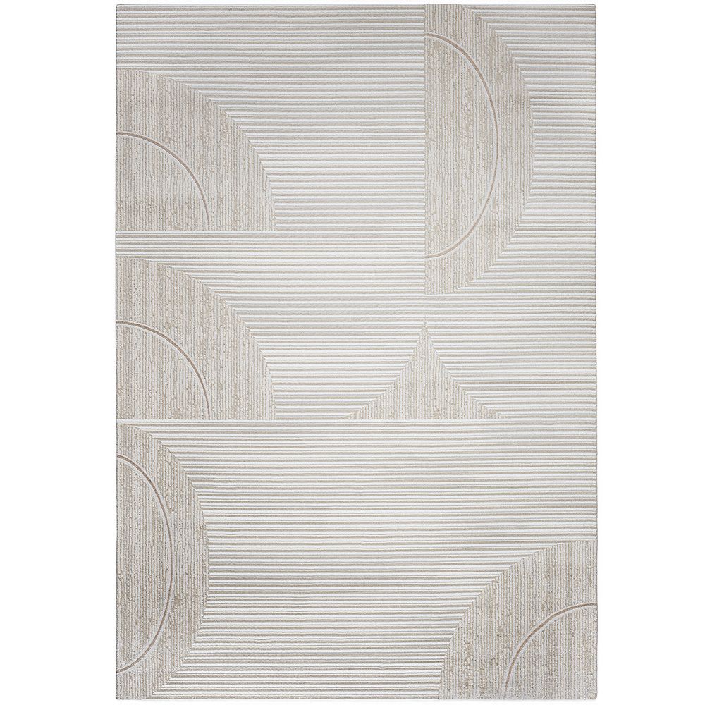 Duży Dywan z Nowoczesnym i Współczesnym Wzorem - Beżowy (290x200 cm) - Urma image 8