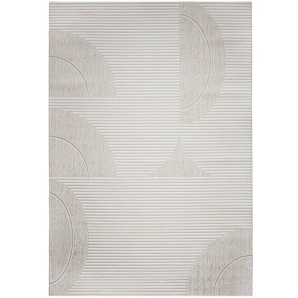 Duży Dywan z Nowoczesnym i Współczesnym Wzorem - Beżowy (290x200 cm) - Urma image 8