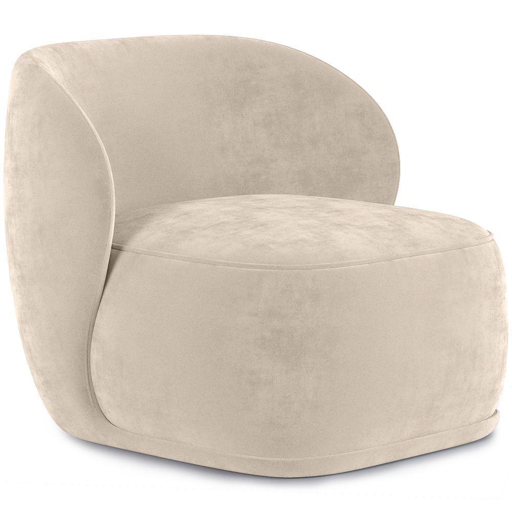 Fotel obity aksamitem - Mykel image 8
