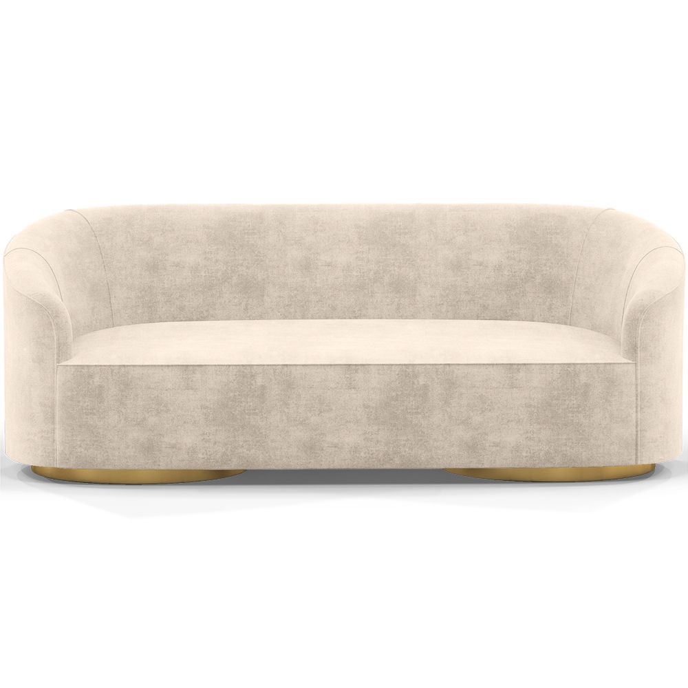 Sofa 3/4 miejscowa - Tapicerka z weluru - Herina image 8