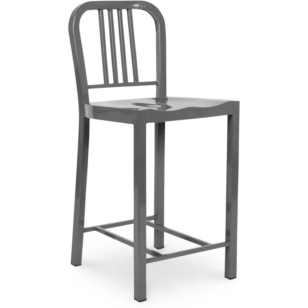 Designerski stołek z oparciem - 60cm - Jadon image 8