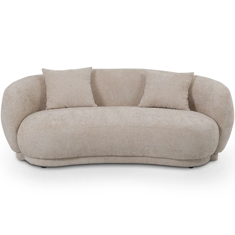 Zakrzywiona Współczesny Styl Projekt Sofa Tapicerowana w Chenille - 3-osobowa - Zakrzywiona image 8