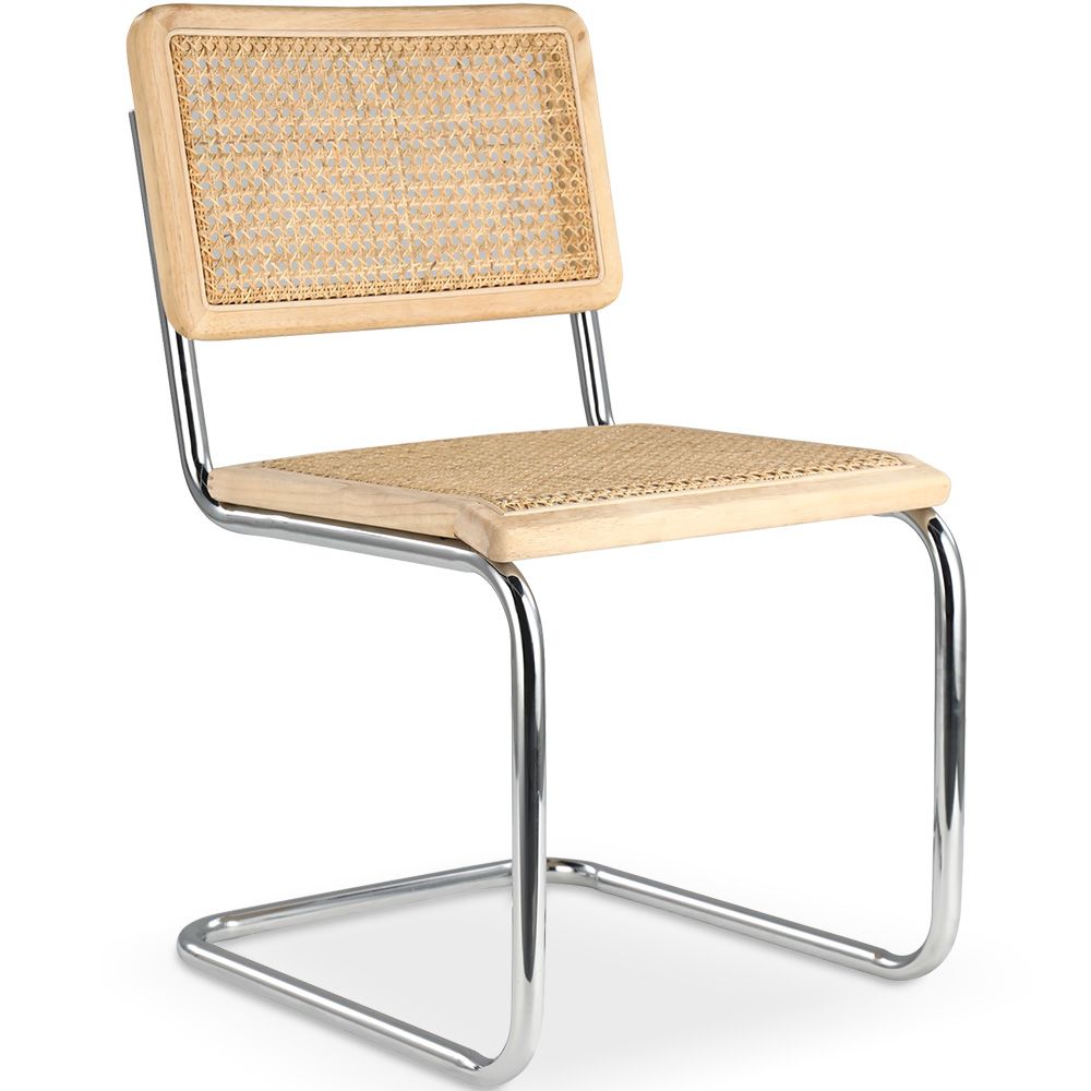 Krzesło do Jadalni - Design Vintage - Drewno i Rattan - Nowa Edycja - Bruna image 8
