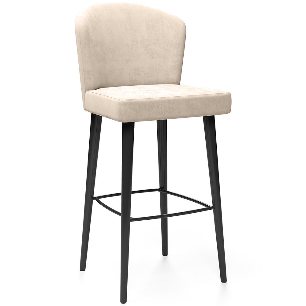 Hoker Barowy Tapicerowany Aksamitem - Nowoczesny i Premium Design do Restauracji, Hoteli i Domów - Velvet Icon image 8