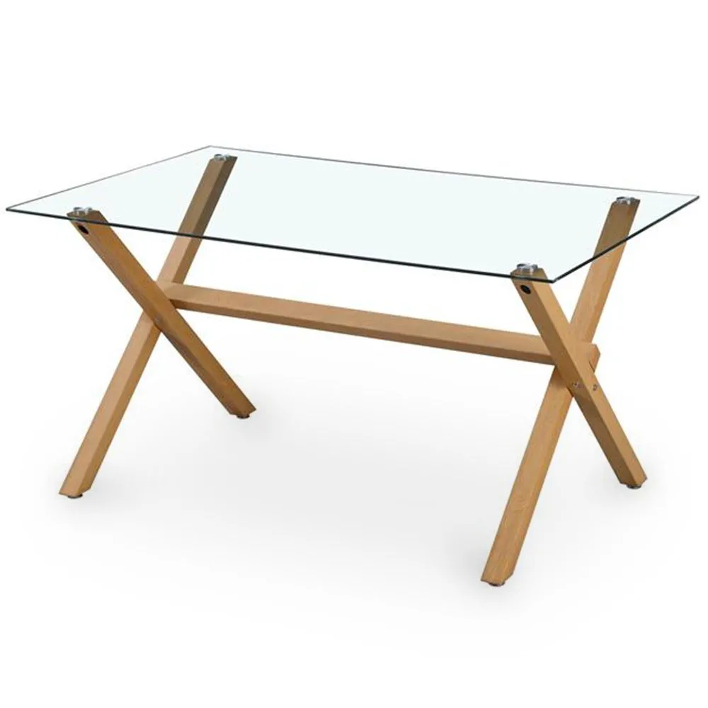 Prostokątny Stół do Jadalni - Skandynawski Design - 6 Osób - Tesfa image 8