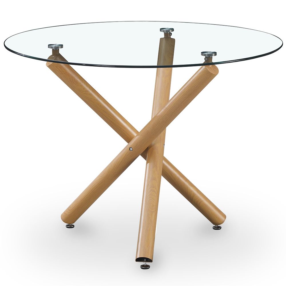Okrągły Stół do Jadalni - Skandynawski Design - 4/5 Osób - Tesfa image 8