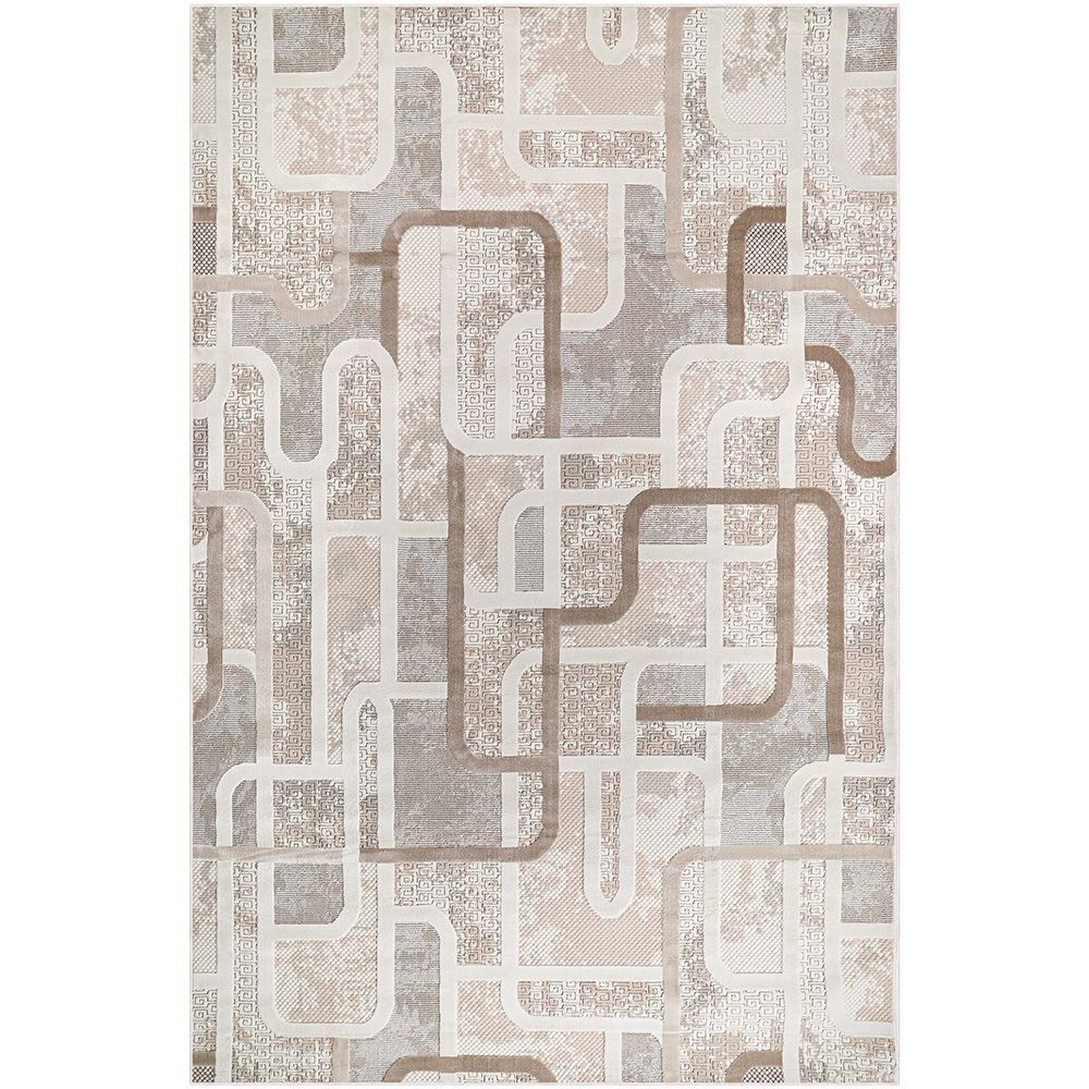 Duży Dywan z Nowoczesnym i Współczesnym Wzorem - Beżowy (290x200 cm) - Ornate image 8