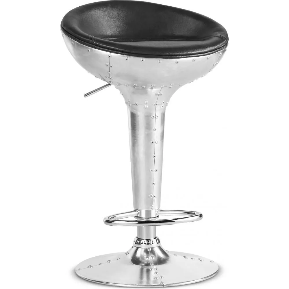 Okrągły metalowy stołek - Aviator Style - 90 cm - Aviator image 8