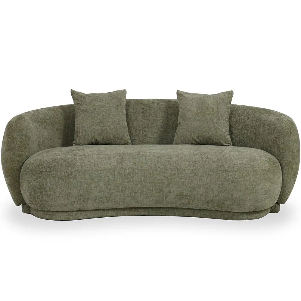 Zakrzywiona Współczesny Styl Projekt Sofa Tapicerowana w Chenille - 3-osobowa - Zakrzywiona image 8