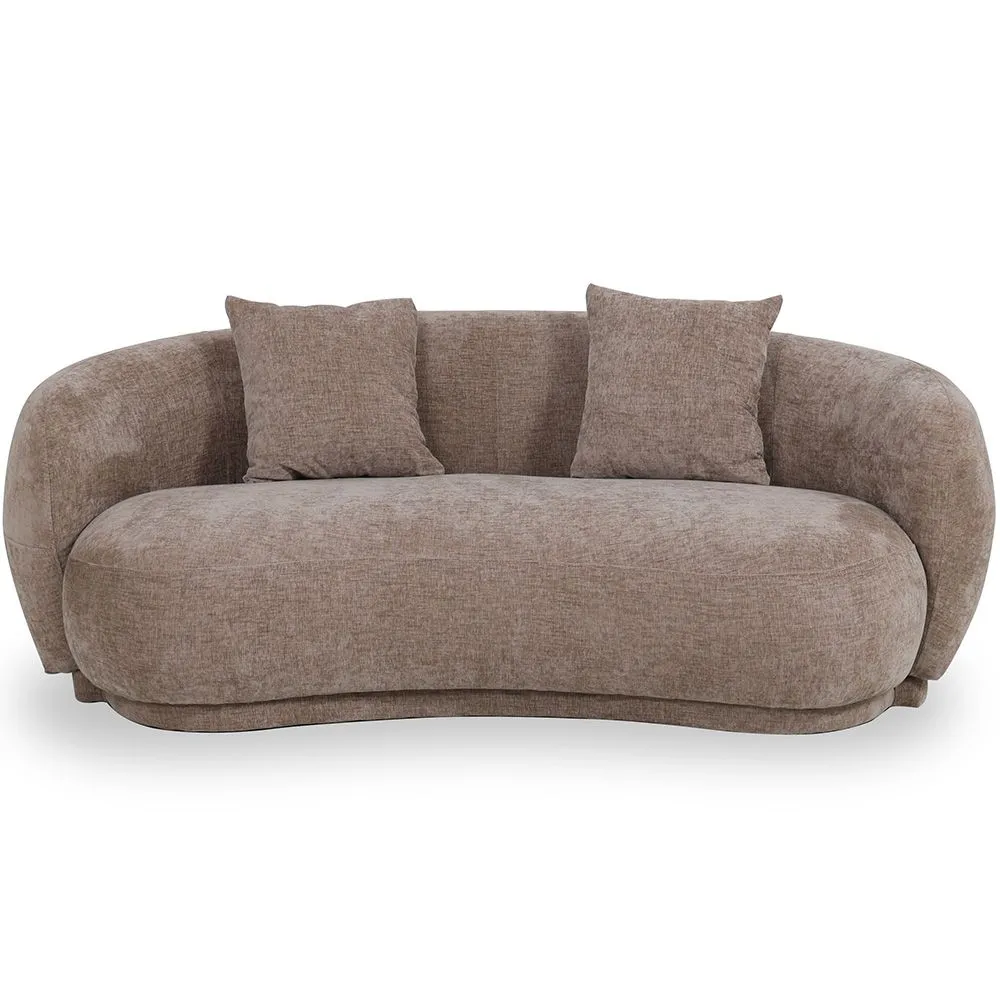 Zakrzywiona Współczesny Styl Projekt Sofa Tapicerowana w Chenille - 3-osobowa - Zakrzywiona image 8
