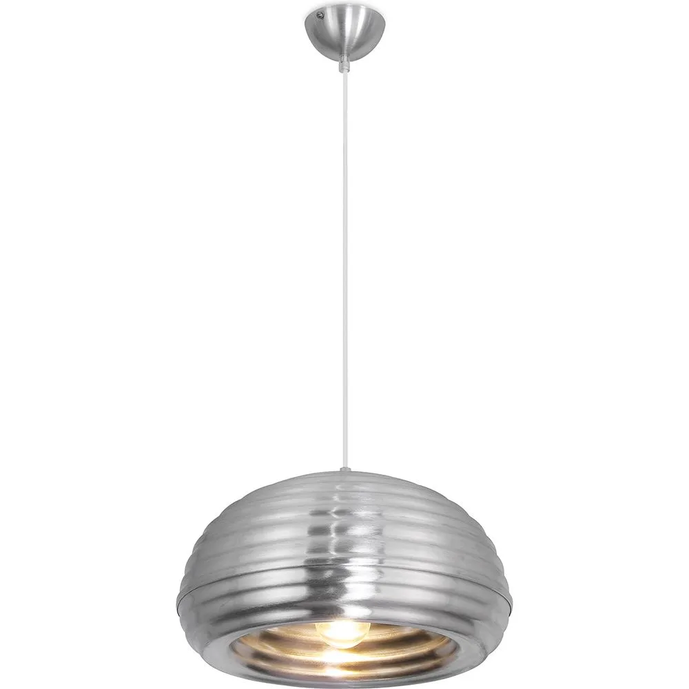 Lampa sufitowa - lampa wisząca w kolorze srebrnym - Spelunking image 8
