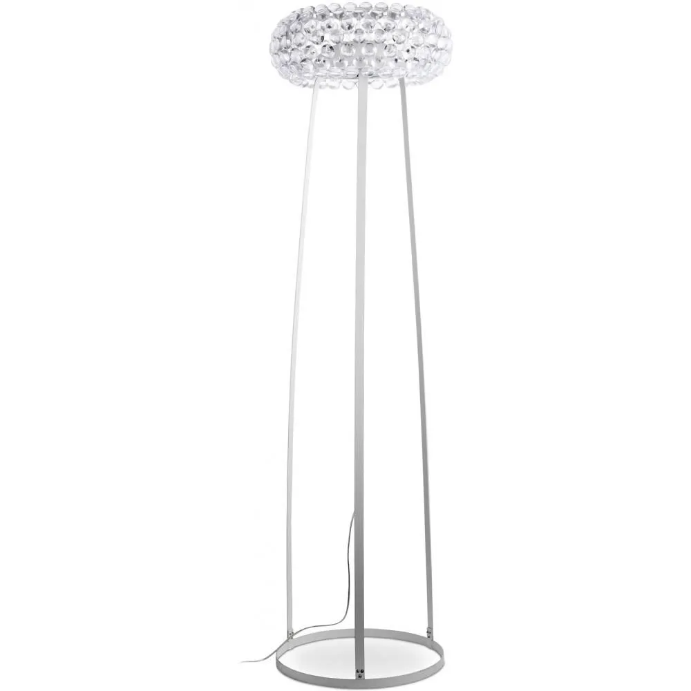 Lampa podłogowa - Lampa do salonu - Kryształowe przyciski - Savoni image 8
