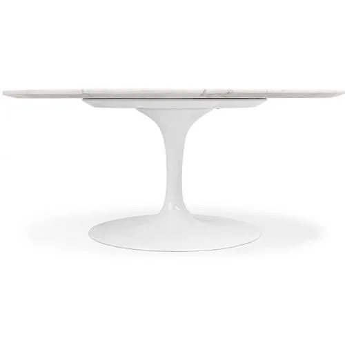  Mesa de Jantar Redonda - 110cm - Mármore - Tulip image 8