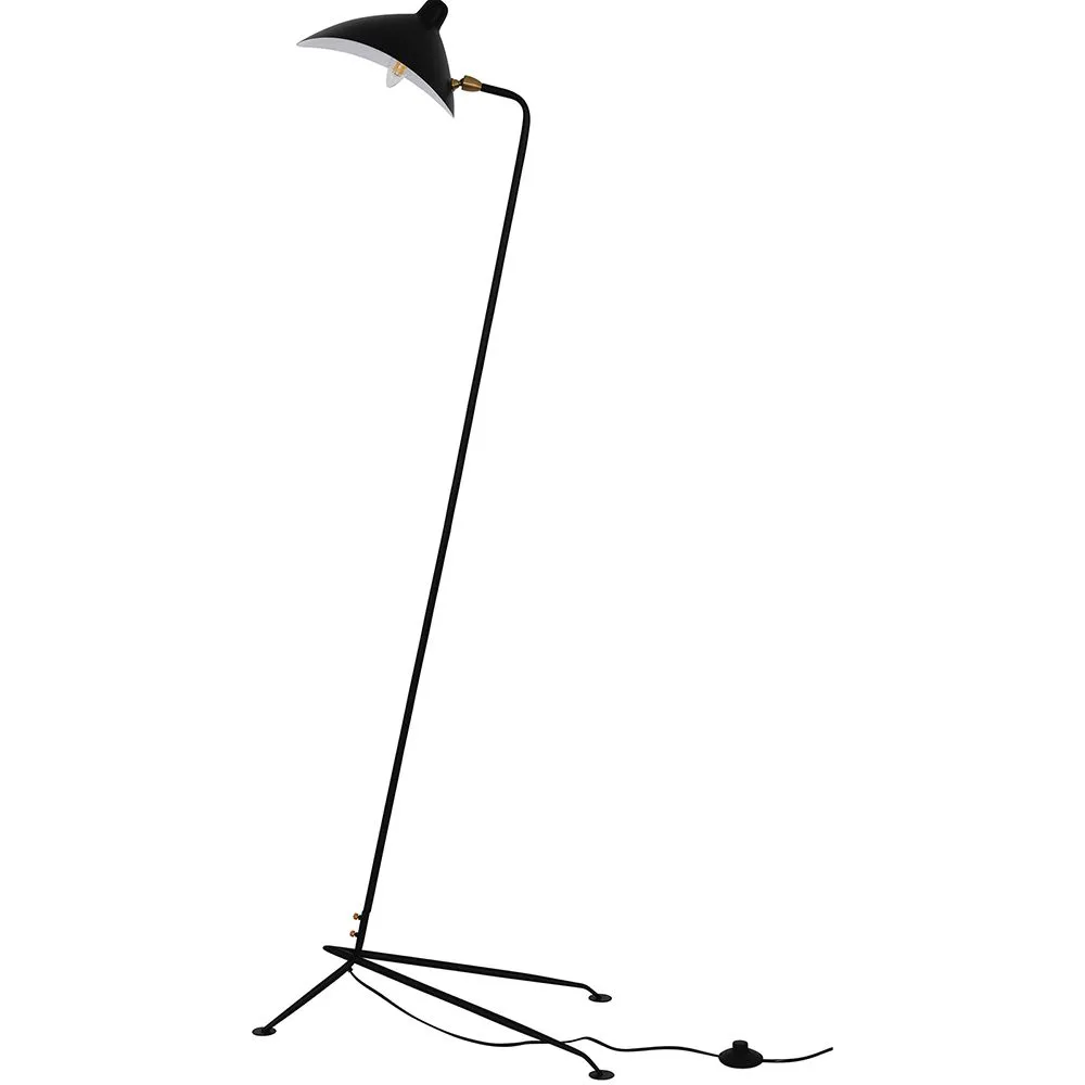 Lampa podłogowa - Lampa do salonu - Czarny - Giorge image 8