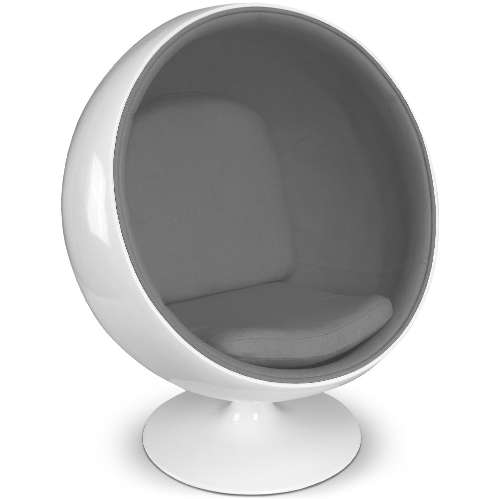 Fotel z podłokietnikami - Ball Design - Tapicerowany w tkaninie - Batton image 8