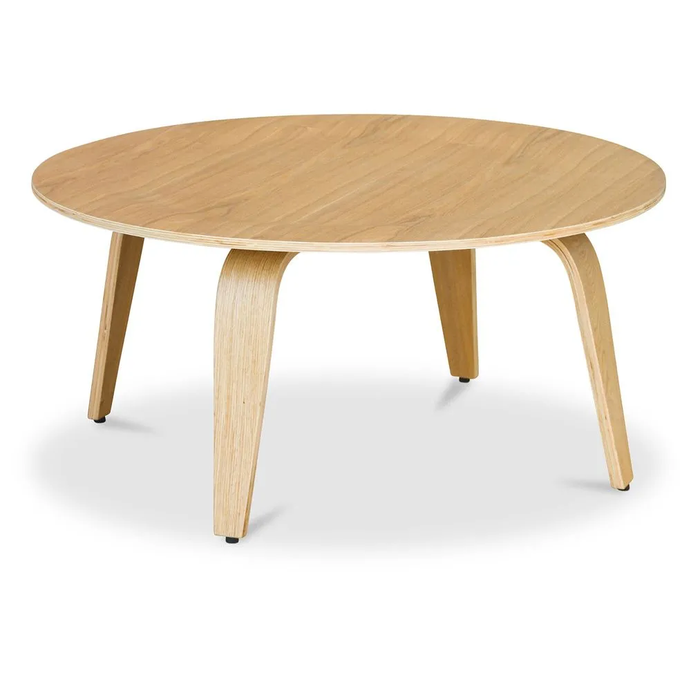 Okrągły drewniany stolik kawowy - Ply image 8