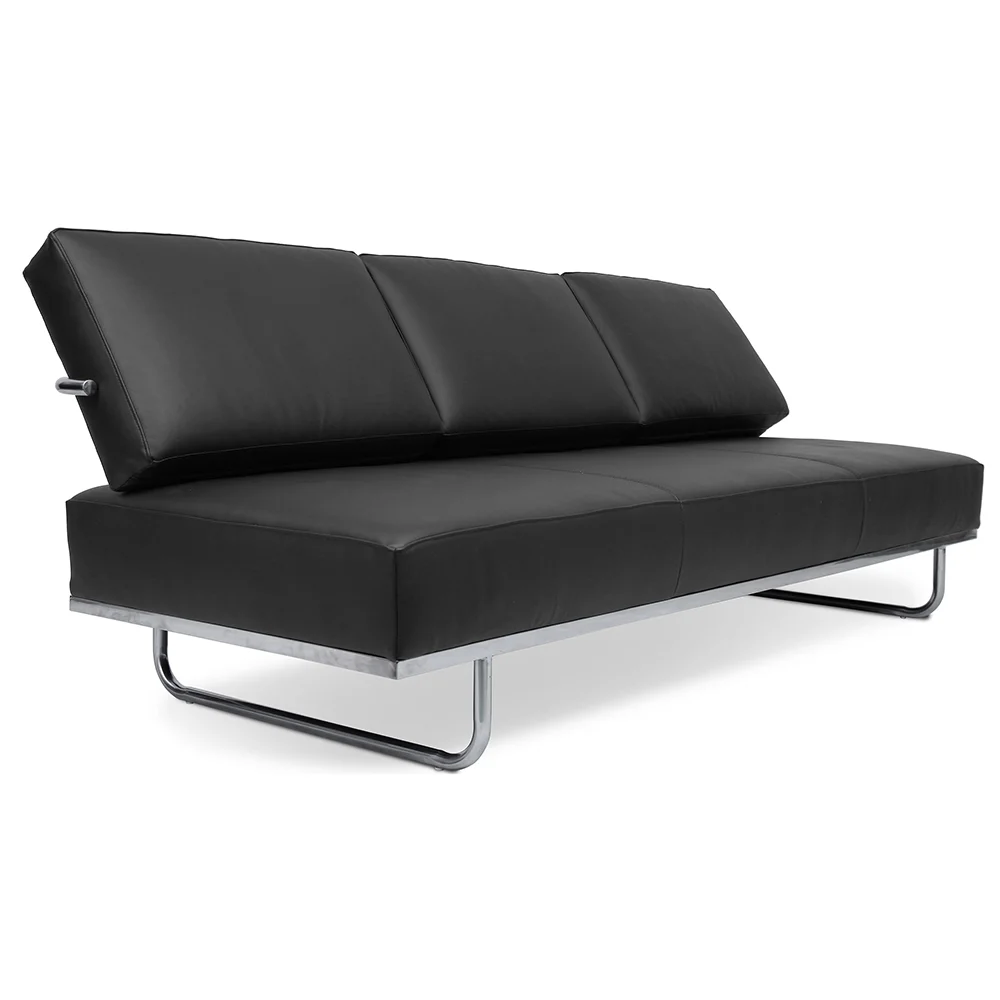 Sofa tapicerowana skórzana - 3 miejsca - Kart image 8