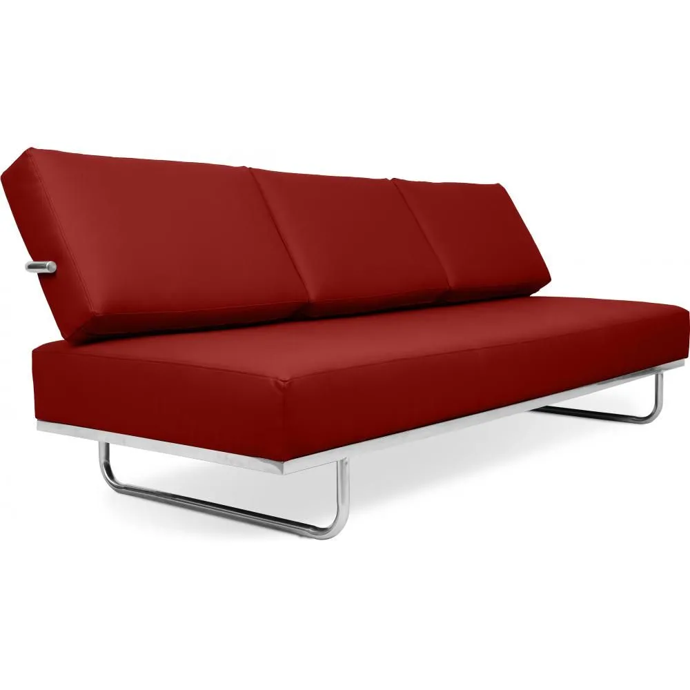 Sofa tapicerowana skórzana - 3 miejsca - Kart image 8