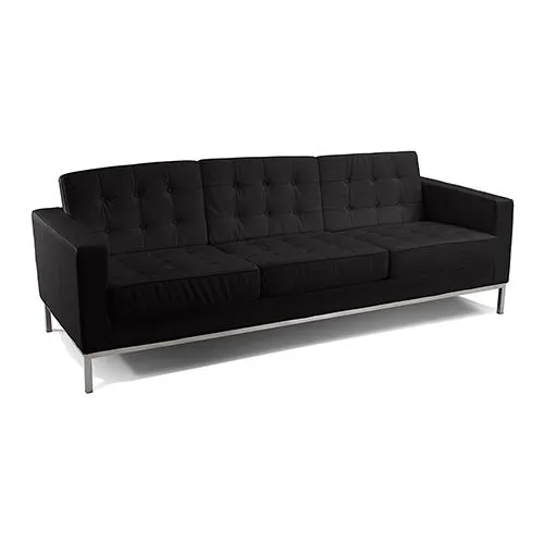 Sofa z tapicerką skórzaną - 3-miejscowa - Konel image 8