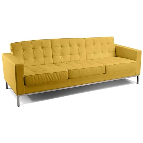 Sofa z tapicerką skórzaną - 3-miejscowa - Konel image 8