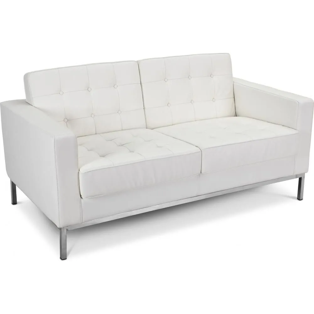 Sofa tapicerowana skórzana - 2 osobowa - Konel image 8