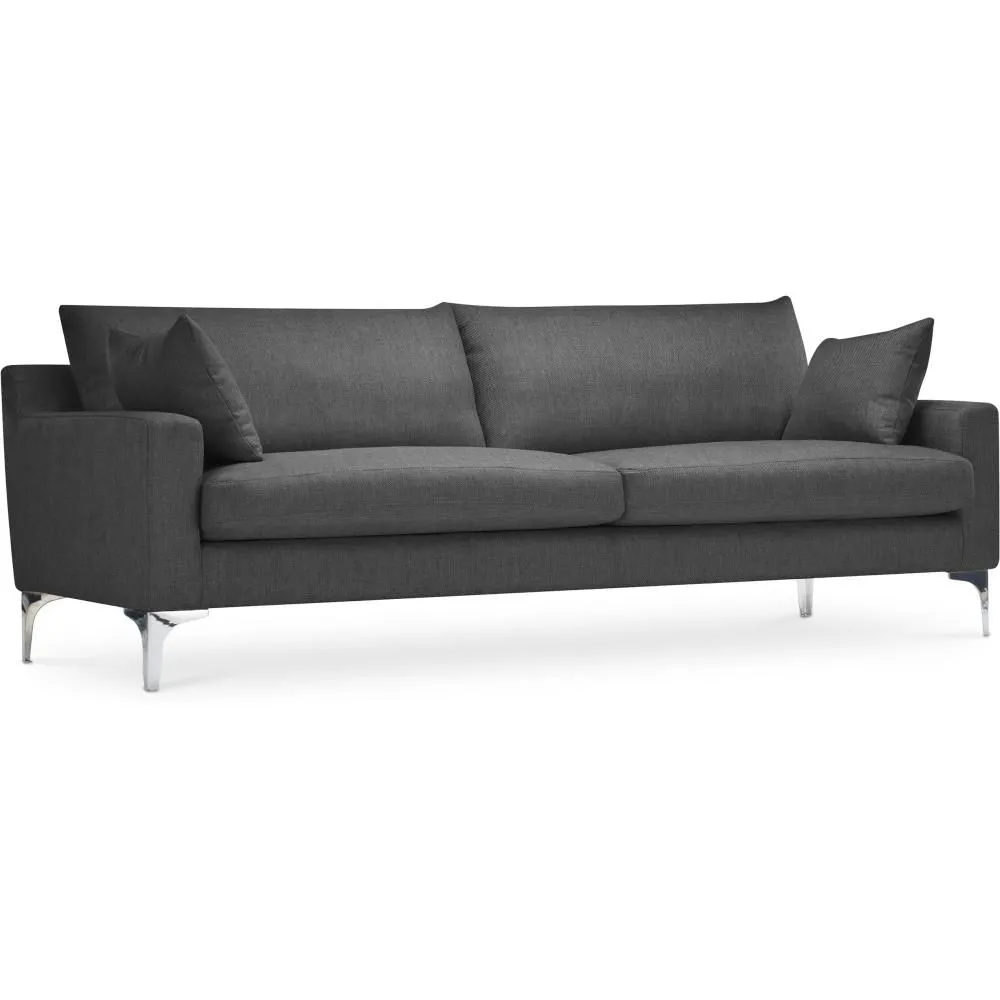 Sofa 3 osobowa - Tapicerowana w tkaninie - Uza image 8