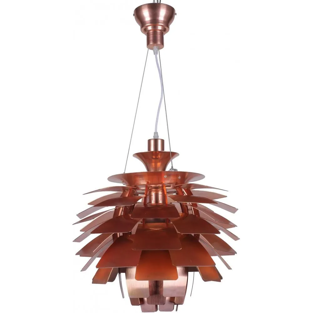 Lampa sufitowa z brązu - Lampa wisząca w stylu alcachofa - Mała - Atrich image 8