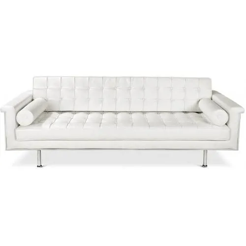 Sofa 3 osobowa - Tapicerowana w Skórze - Cel image 8
