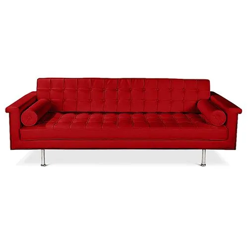 Sofa 3 osobowa - Tapicerowana w Skórze - Cel image 8