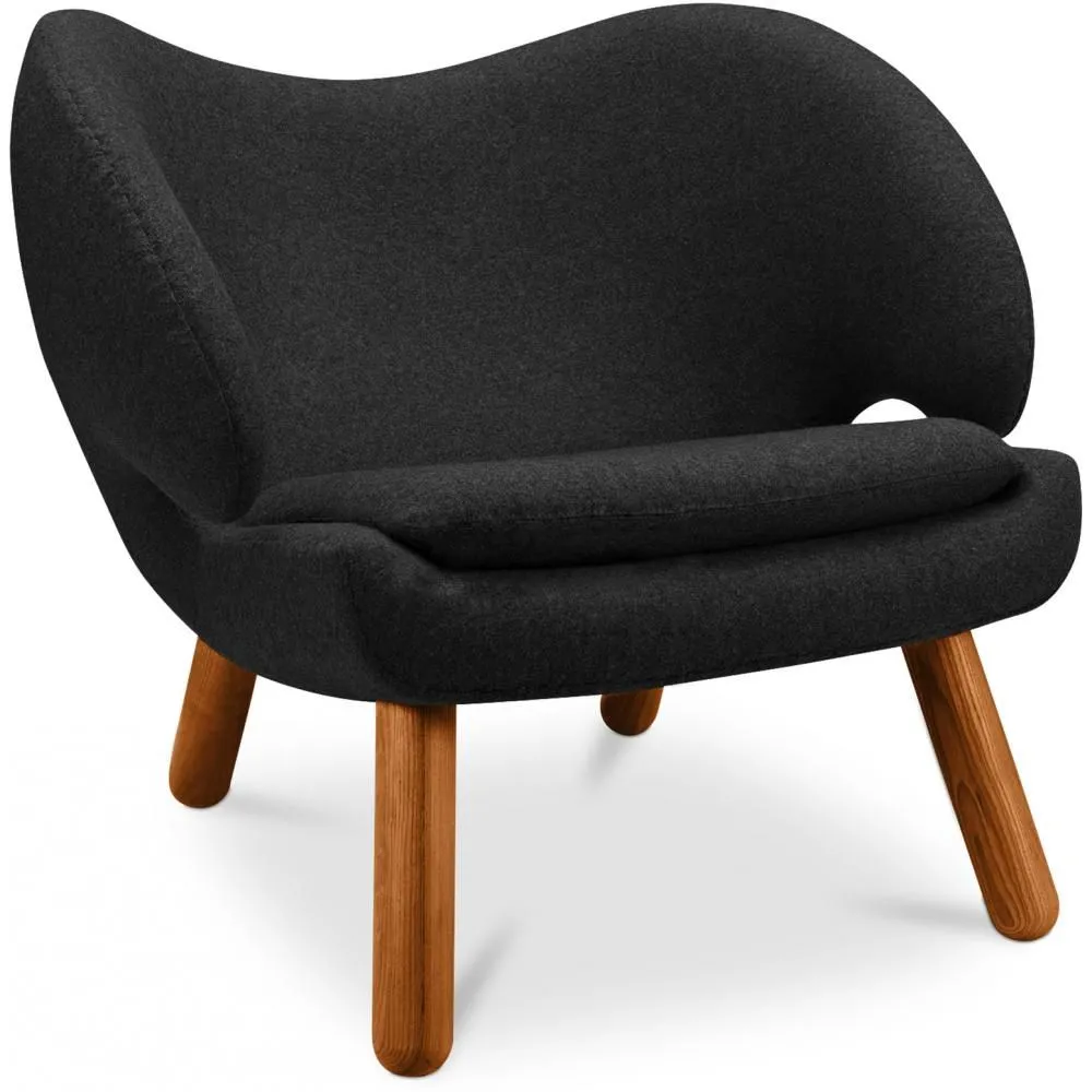Fotel tapicerowany tkaniną - Skandynawski design - Pelitano image 8