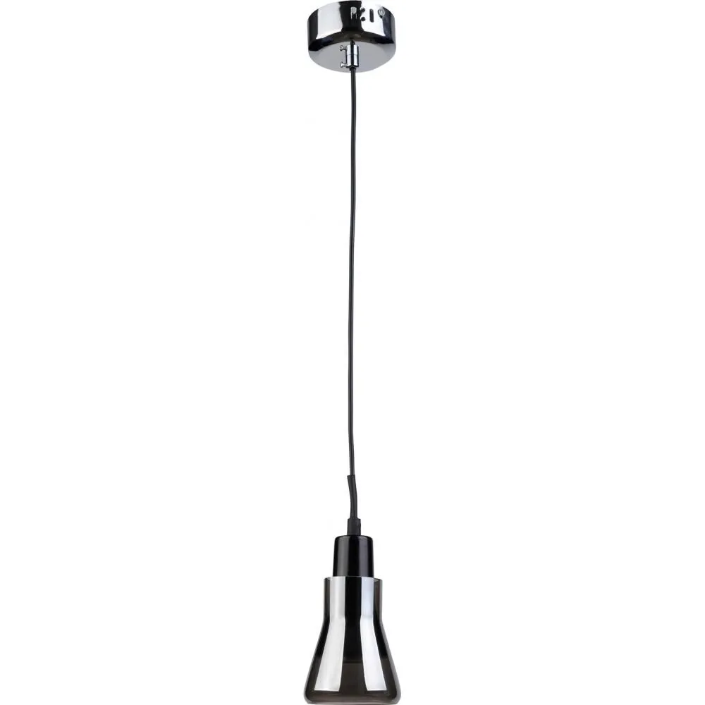 Lampa sufitowa w stylu nowoczesnym - lampa wisząca z metalu chromowanego - mała - Carter image 8