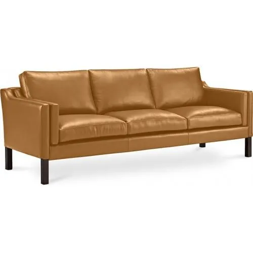 Sofa tapicerowana w skórze - 3 osobowa - Menache image 8
