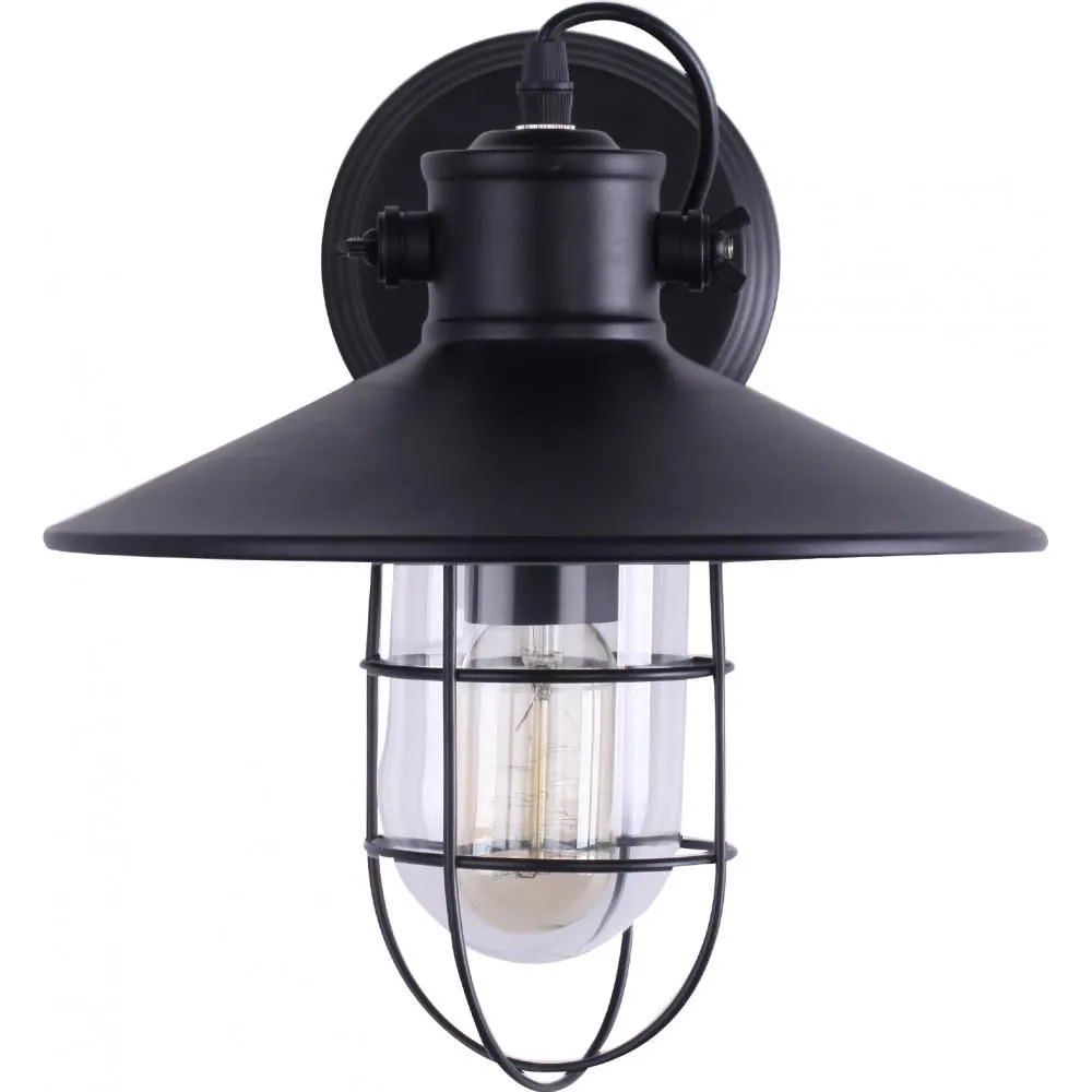 Czarna lampa ścienna - Vintage Design - Garn image 8